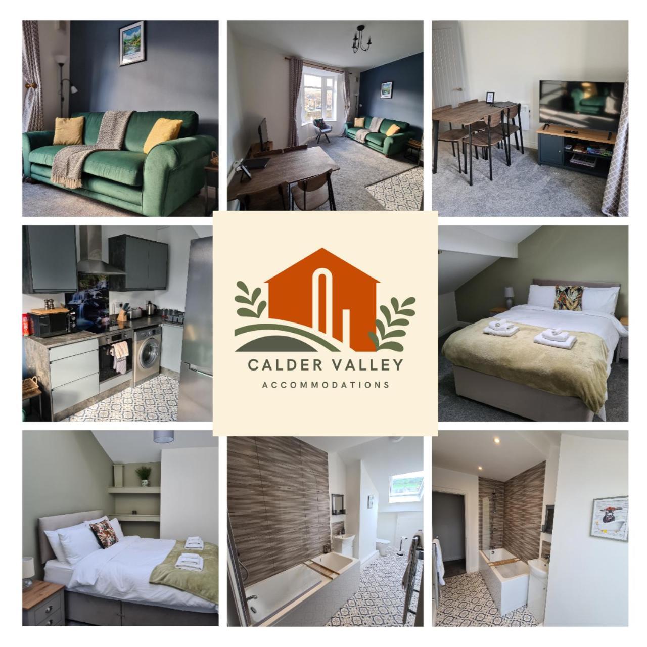 Modern River View Mytholmroyd Apartment Экстерьер фото